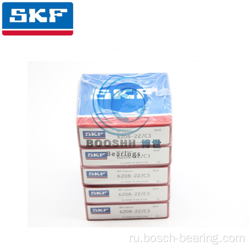 SKF 6208 6208-ZZ 6208-2RS Deep Groove Шарикоподшипник